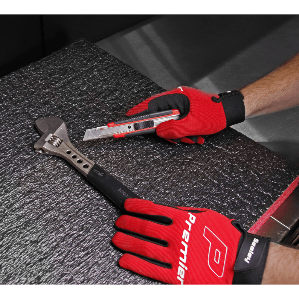 Sealey Easy Peel Shadow Foam Red/Black 1200 x 550 x 30mm Model No.-SF30R