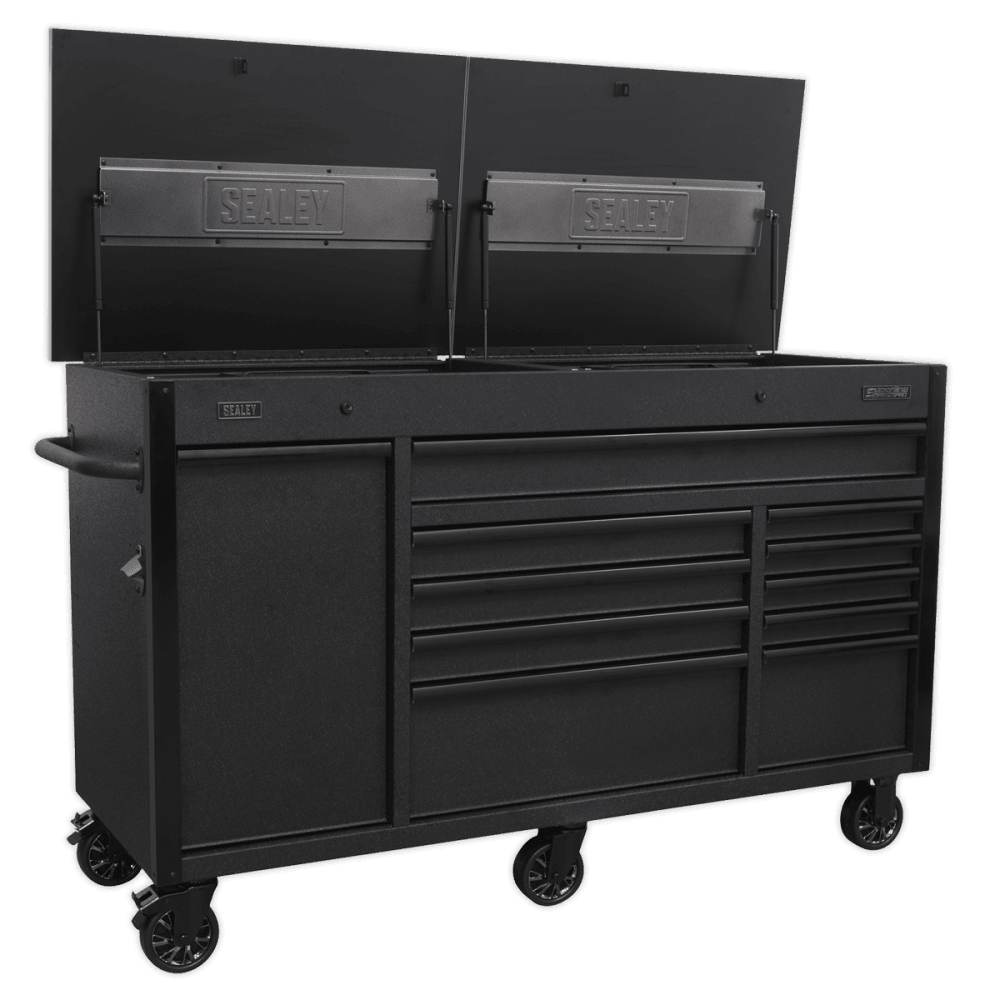 Sealey Superline PRO® Mobile Tool Cabinet with Power Tool Charging Drawer 1600mm Model No.-AP6310BE