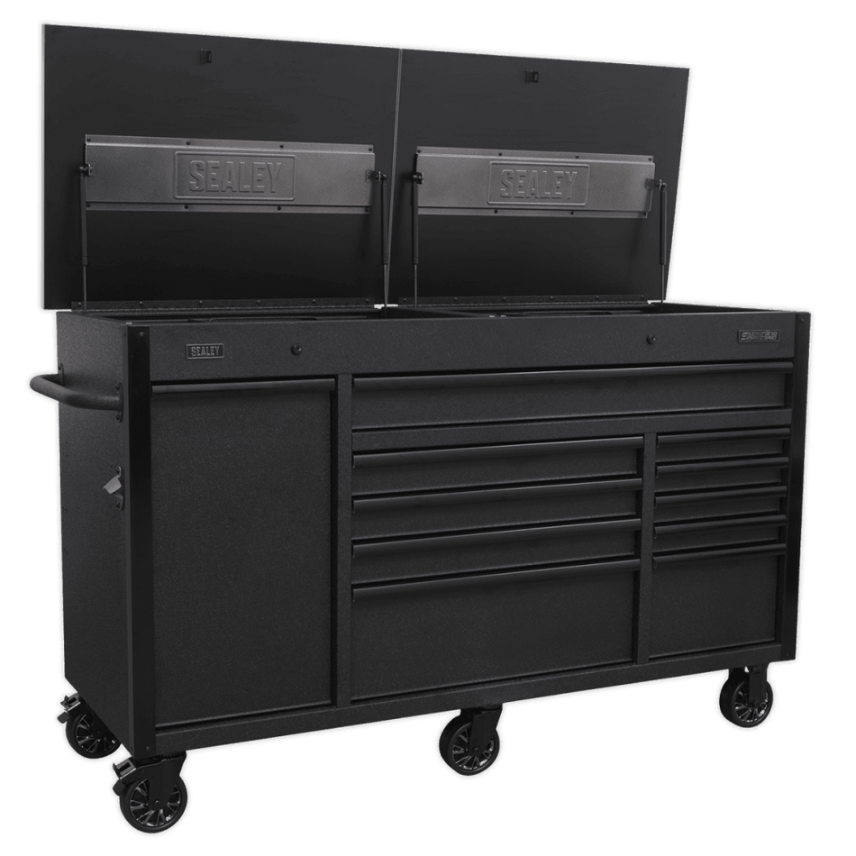 Sealey Mobile Tool Cabinet 1600mm with Power Tool Charging Drawer Model No.-AP6310BE