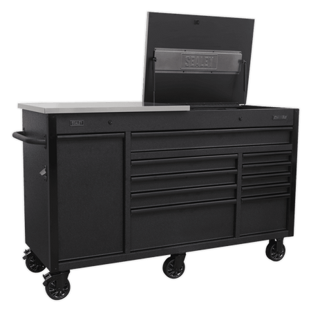 Sealey Superline PRO® Mobile Tool Cabinet with Power Tool Charging Drawer 1600mm Model No.-AP6310BE