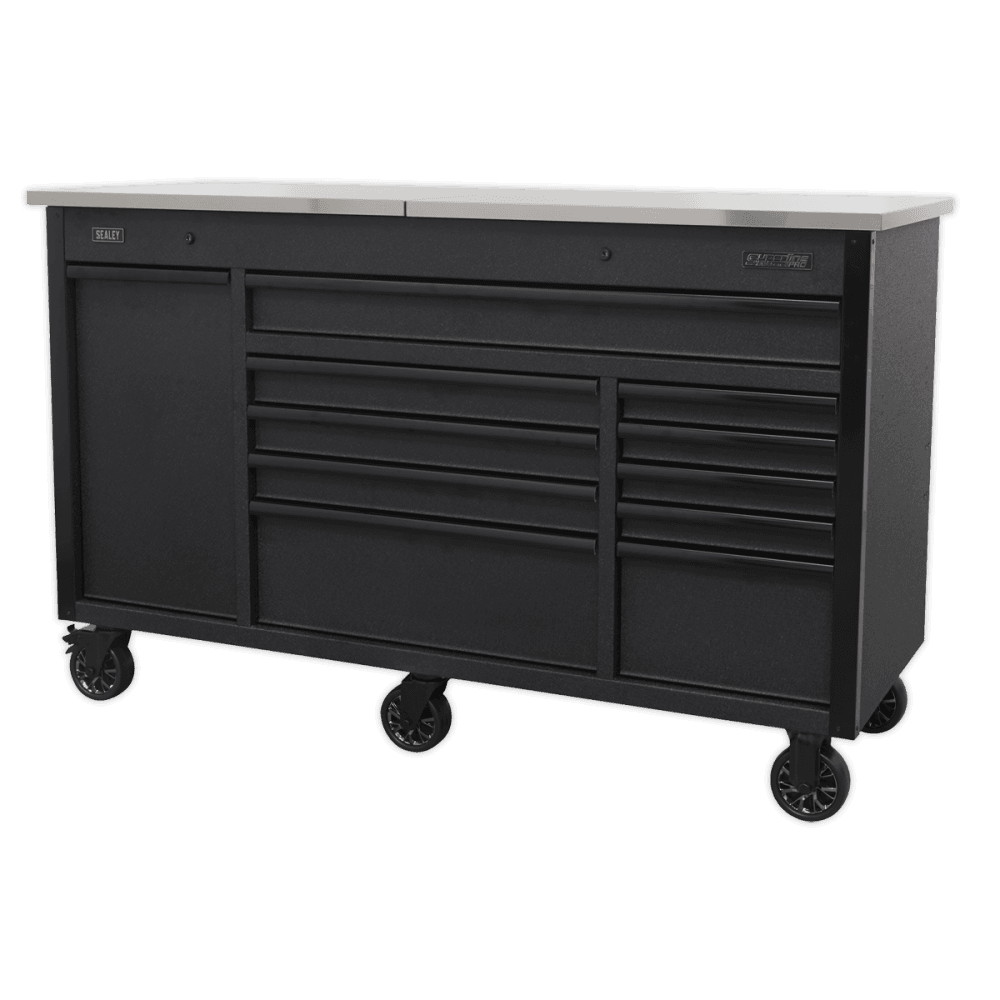 Sealey Superline PRO® Mobile Tool Cabinet with Power Tool Charging Drawer 1600mm Model No.-AP6310BE