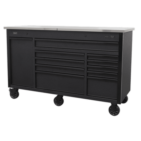 Sealey Superline PRO® Mobile Tool Cabinet with Power Tool Charging Drawer 1600mm Model No.-AP6310BE