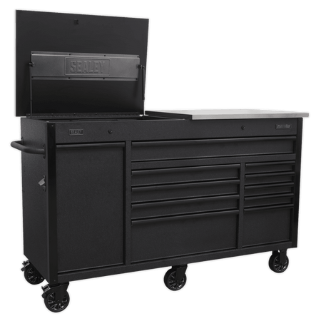 Sealey Superline PRO® Mobile Tool Cabinet with Power Tool Charging Drawer 1600mm Model No.-AP6310BE