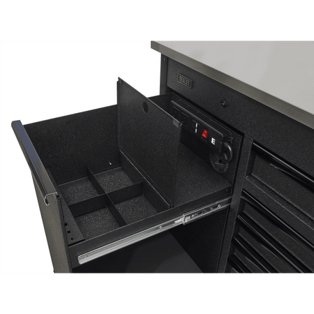 Sealey Superline PRO® Mobile Tool Cabinet with Power Tool Charging Drawer 1600mm Model No.-AP6310BE