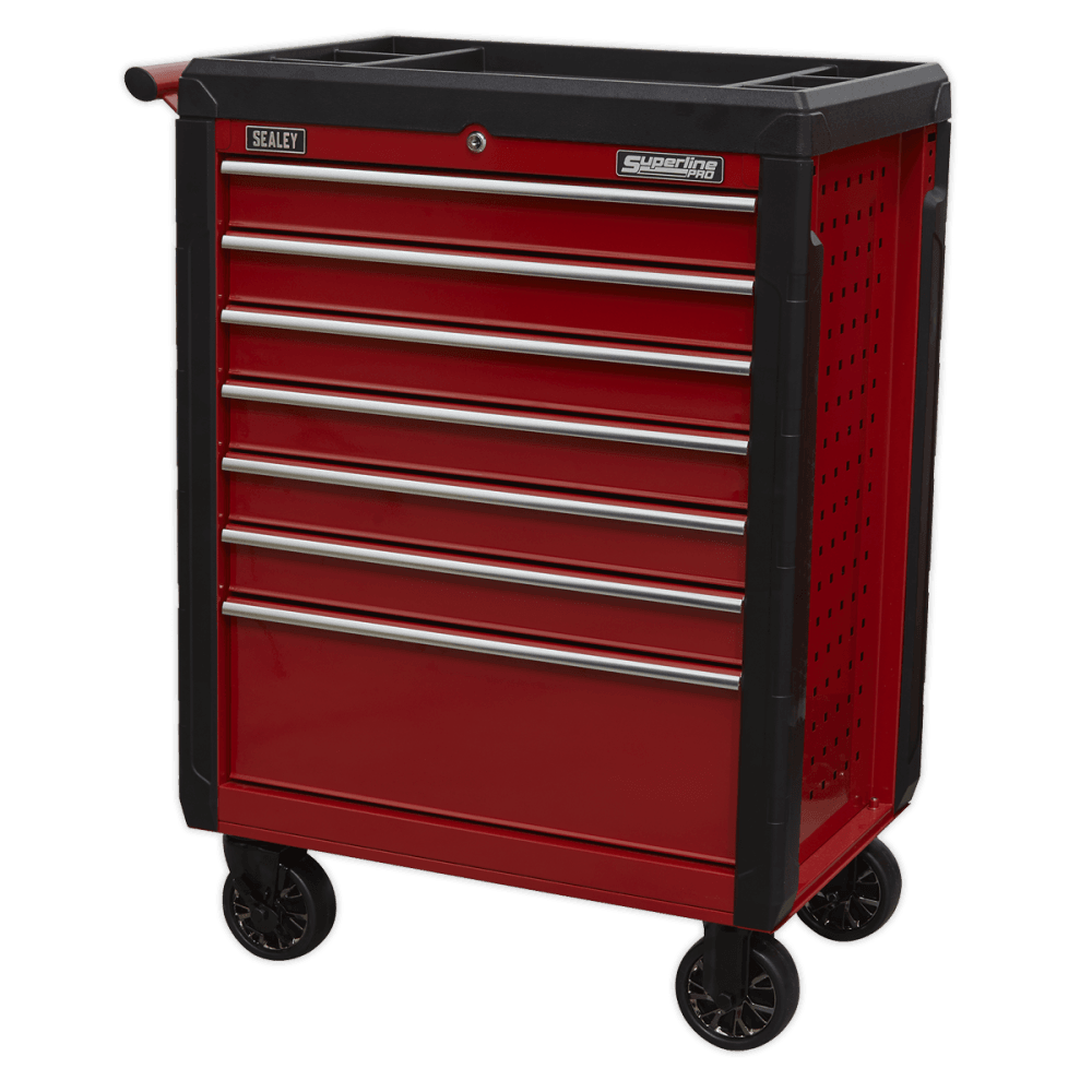 Sealey Superline PRO® Rollcab 7 Drawer - Red Model No.-AP3407