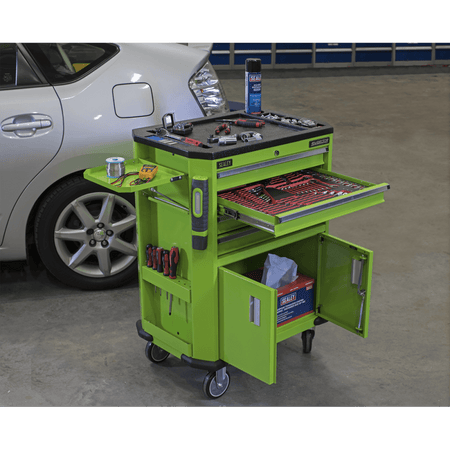 Sealey Tool Trolley with 4 Drawers & 2 Door Cupboard Model No.-AP980MTHV