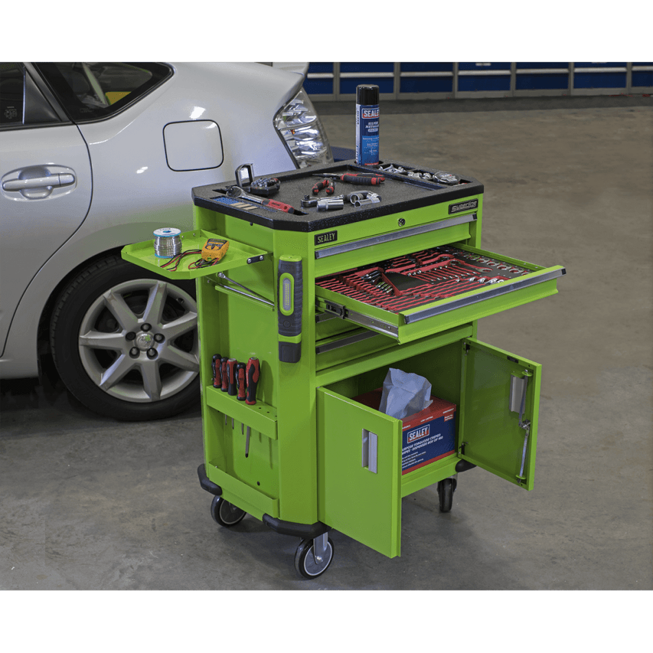 Sealey Tool Trolley with 4 Drawers & 2 Door Cupboard Model No.-AP980MTHV