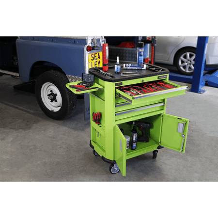 Sealey Tool Trolley with 4 Drawers & 2 Door Cupboard Model No.-AP980MTHV