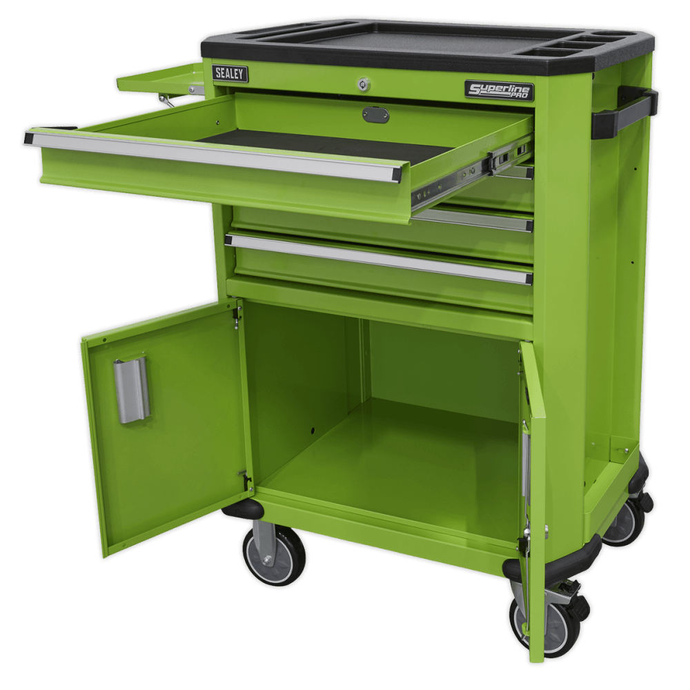 Sealey Tool Trolley with 4 Drawers & 2 Door Cupboard Model No.-AP980MTHV
