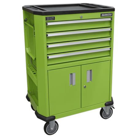Sealey Tool Trolley with 4 Drawers & 2 Door Cupboard Model No.-AP980MTHV