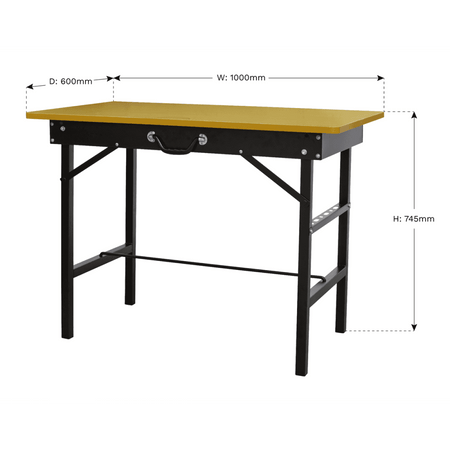Sealey Portable Folding Workbench 1m Model No.-FWB1000