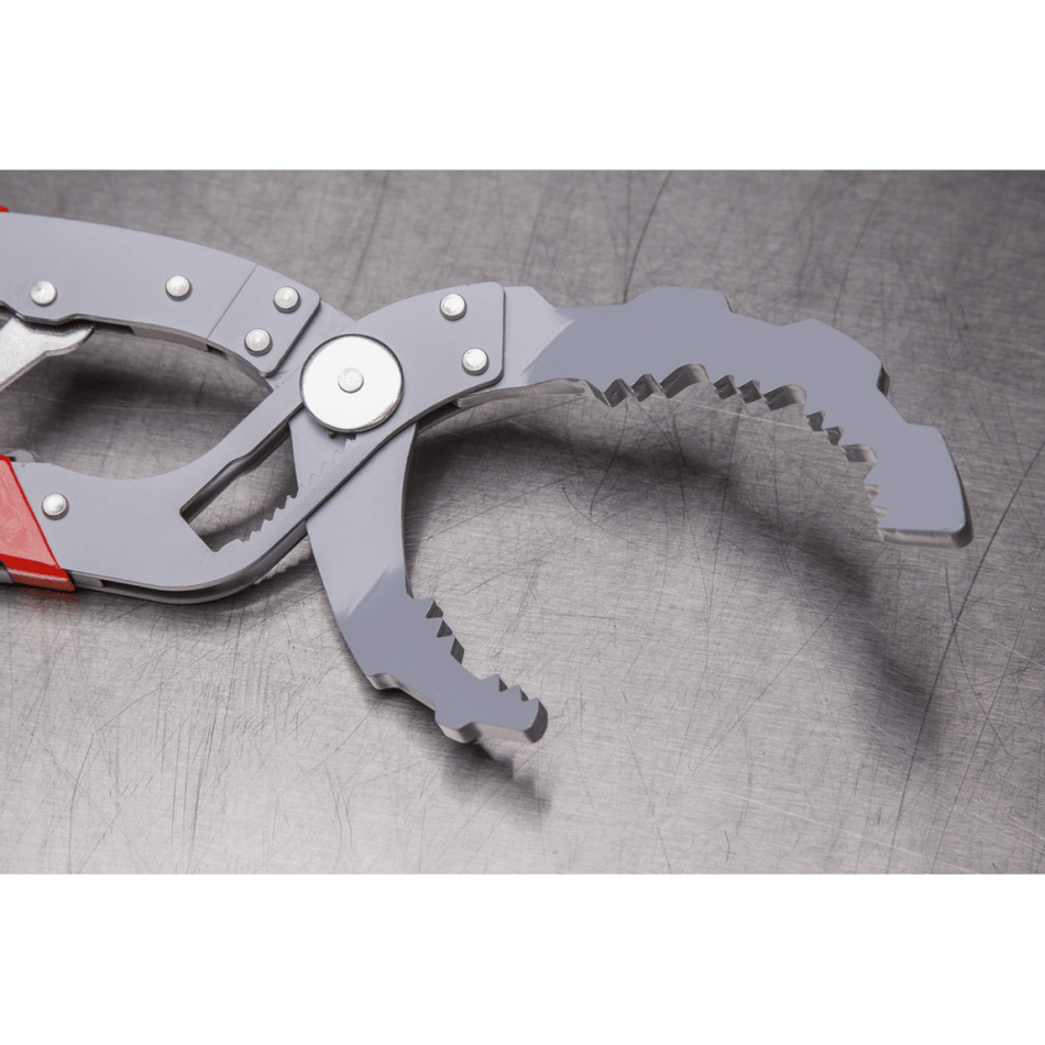 Sealey Premier Self-Adjusting Angled Oil Filter Pliers Model No.-AK6421
