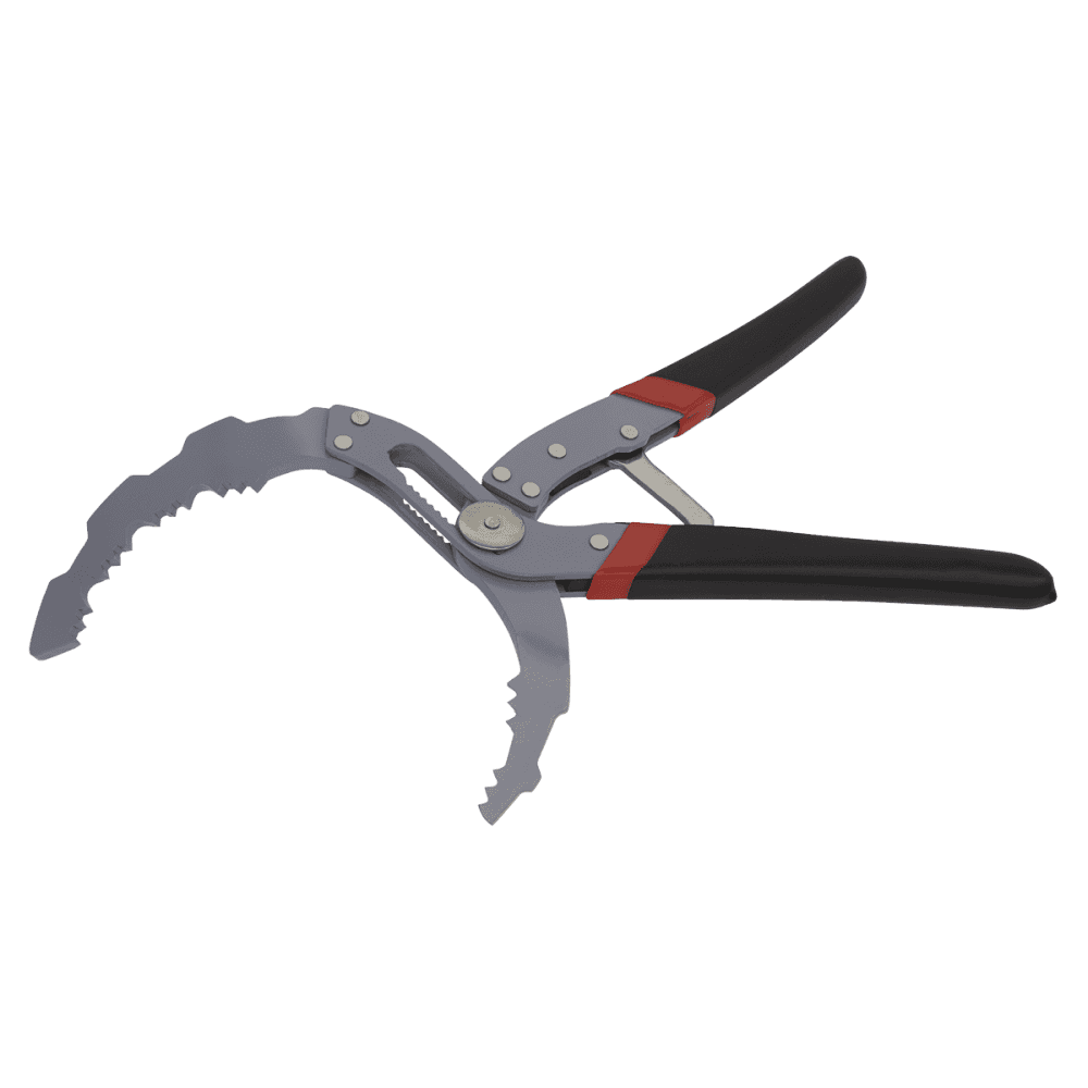 Sealey Premier Self-Adjusting Angled Oil Filter Pliers Model No.-AK6421