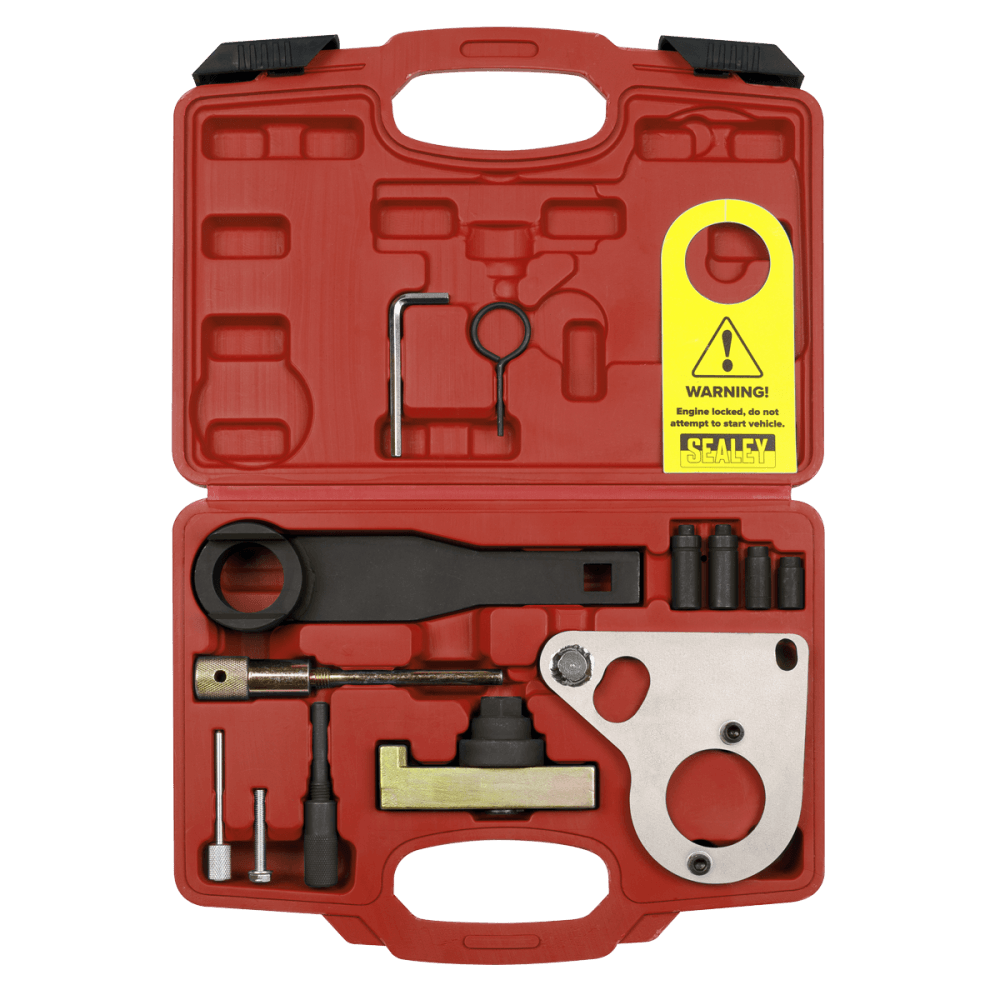 Sealey Diesel Engine Setting/Locking Kit - Renault, Mercedes, Nissan, GM 1.6D, 2.0, 2.3 dCi, CDTi - Chain Drive Model No.-VSE5086A