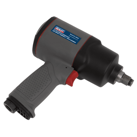 Sealey Air Impact Wrench 1/2"Sq Drive Composite Twin Hammer Model No- SA201