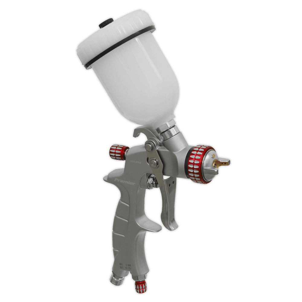 Sealey HVLP Gravity Feed Touch-Up Spray Gun 1mm Set-Up Model No- HVLP04