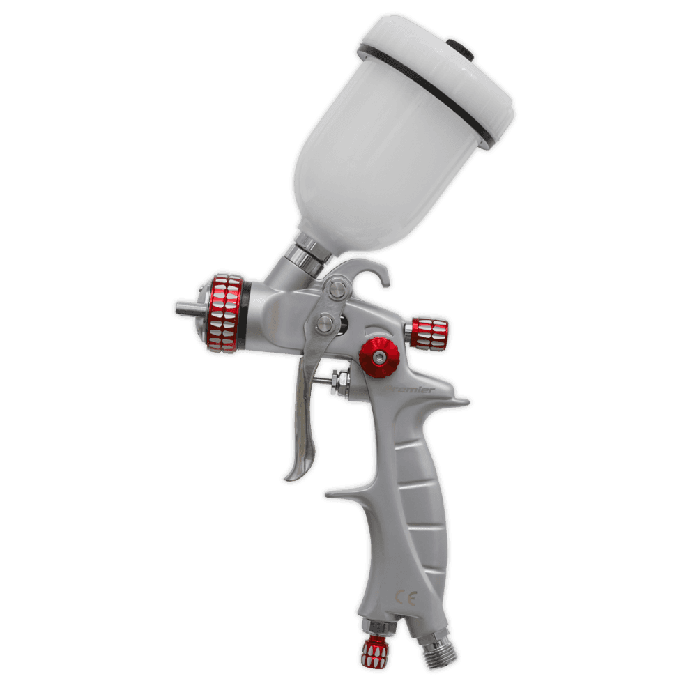 Sealey HVLP Gravity Feed Touch-Up Spray Gun 1mm Set-Up Model No- HVLP04