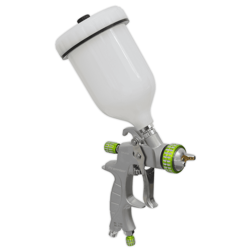 Sealey LVLP Gravity Feed Spray Gun 1.4mm Set-Up Model No- LVLP01