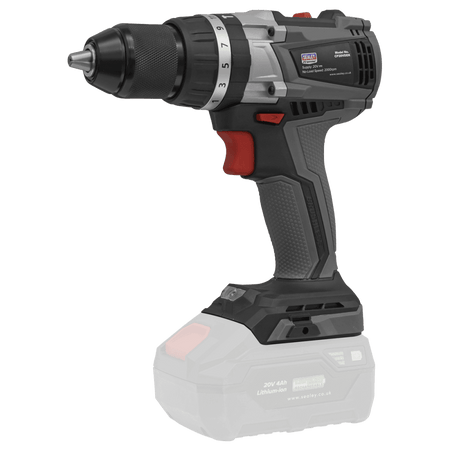 Sealey Brushless Hammer Drill/Driver 20V 13mm - Body Only Model No- CP20VDDX