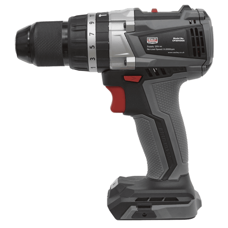 Sealey Brushless Hammer Drill/Driver 20V 13mm - Body Only Model No- CP20VDDX