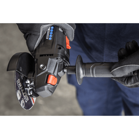 Sealey Premier SV20 Series 115mm Brushless Cordless Angle Grinder 20V - Body Only Model No- CP20VAGX