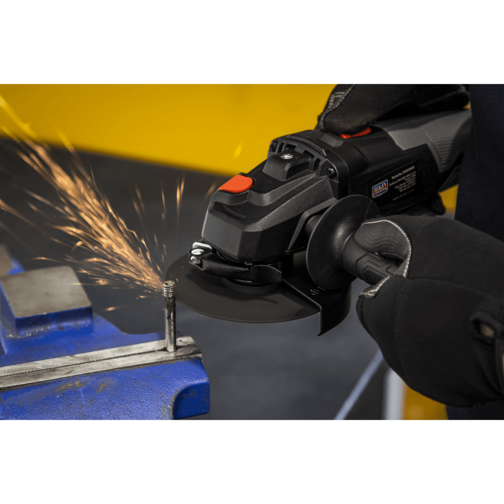 Sealey Premier SV20 Series 115mm Brushless Cordless Angle Grinder 20V - Body Only Model No- CP20VAGX