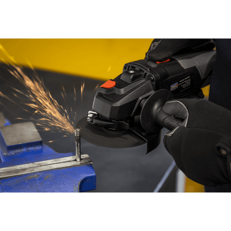 Sealey Premier SV20 Series 115mm Brushless Cordless Angle Grinder 20V - Body Only Model No- CP20VAGX