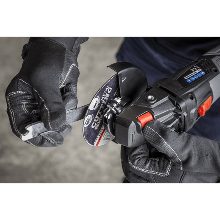 Sealey Premier SV20 Series 115mm Brushless Cordless Angle Grinder 20V - Body Only Model No- CP20VAGX
