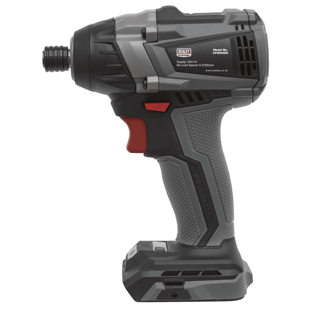 Sealey Brushless Impact Driver 20V 1/4" Hex 200Nm - Body Only Model No- CP20VIDX