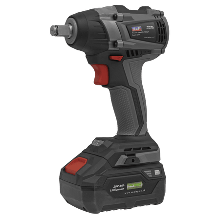 Sealey Brushless Impact Wrench 20V 1/2"Sq Drive 300Nm - Body Only Model No- CP20VIWX