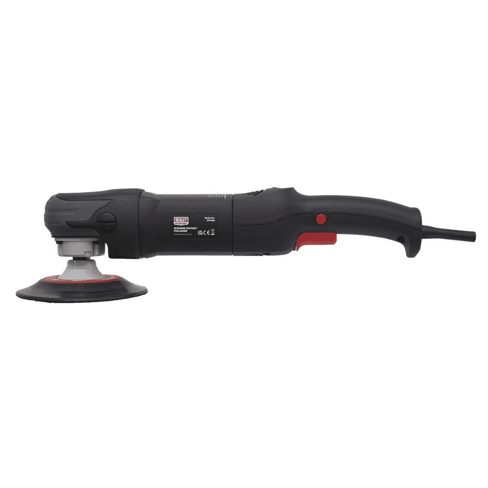 Sealey Premier 150mm Variable Speed Rotary Polisher 1050W/230V Model No- RP1500