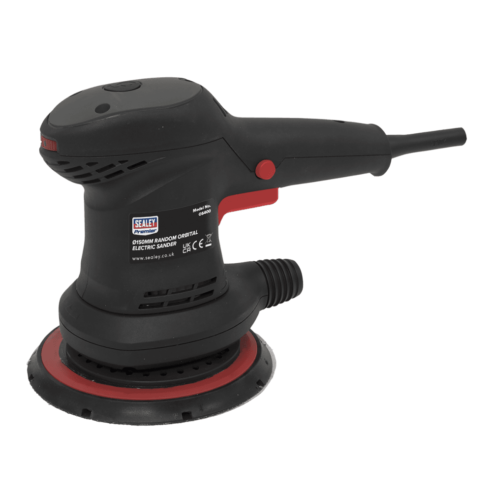 Sealey Premier 150mm Dual Action Variable Speed Electric Sander 400W/230V Model No- OS400
