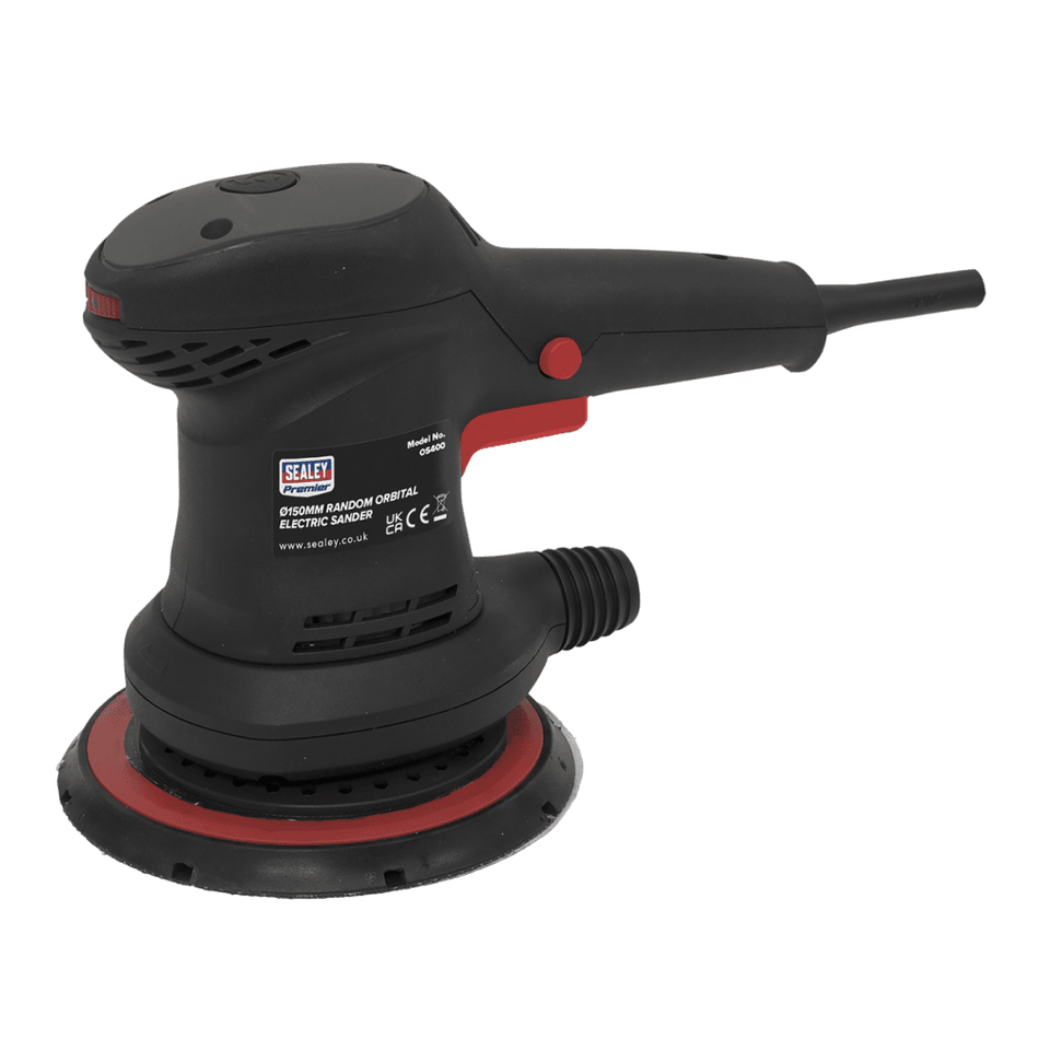 Sealey Premier 150mm Dual Action Variable Speed Electric Sander 400W/230V Model No- OS400