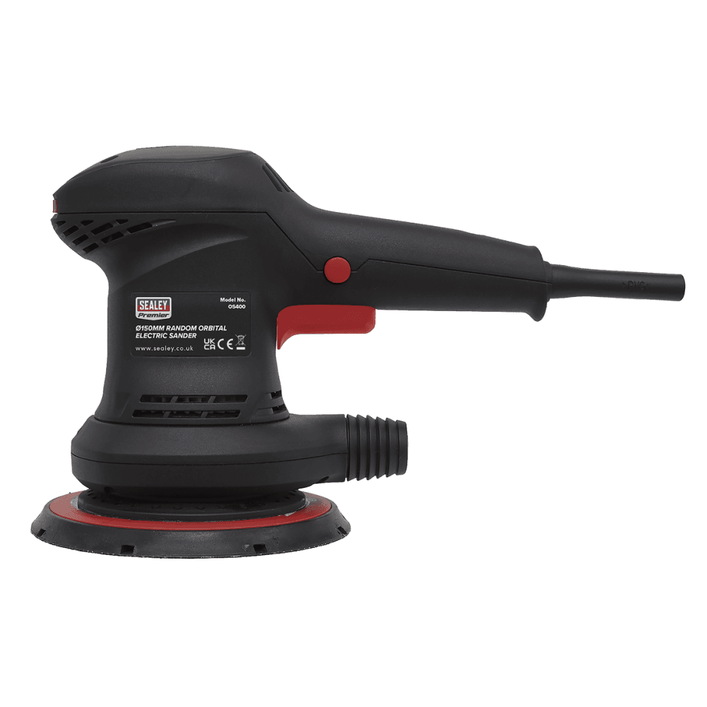 Sealey Premier 150mm Dual Action Variable Speed Electric Sander 400W/230V Model No- OS400