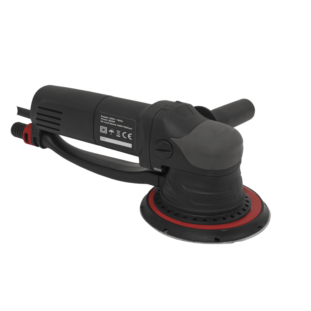 Sealey Premier 150mm Dual Action Variable Speed Electric Sander 600W/230V Model No- OS600