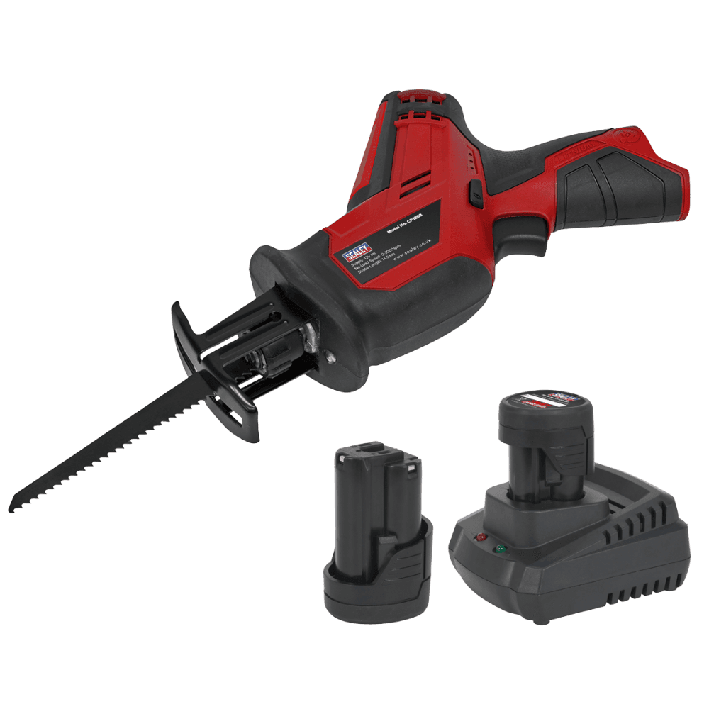 Sealey Cordless Reciprocating Saw 12V - 2 Batteries Model No- CP1208KIT