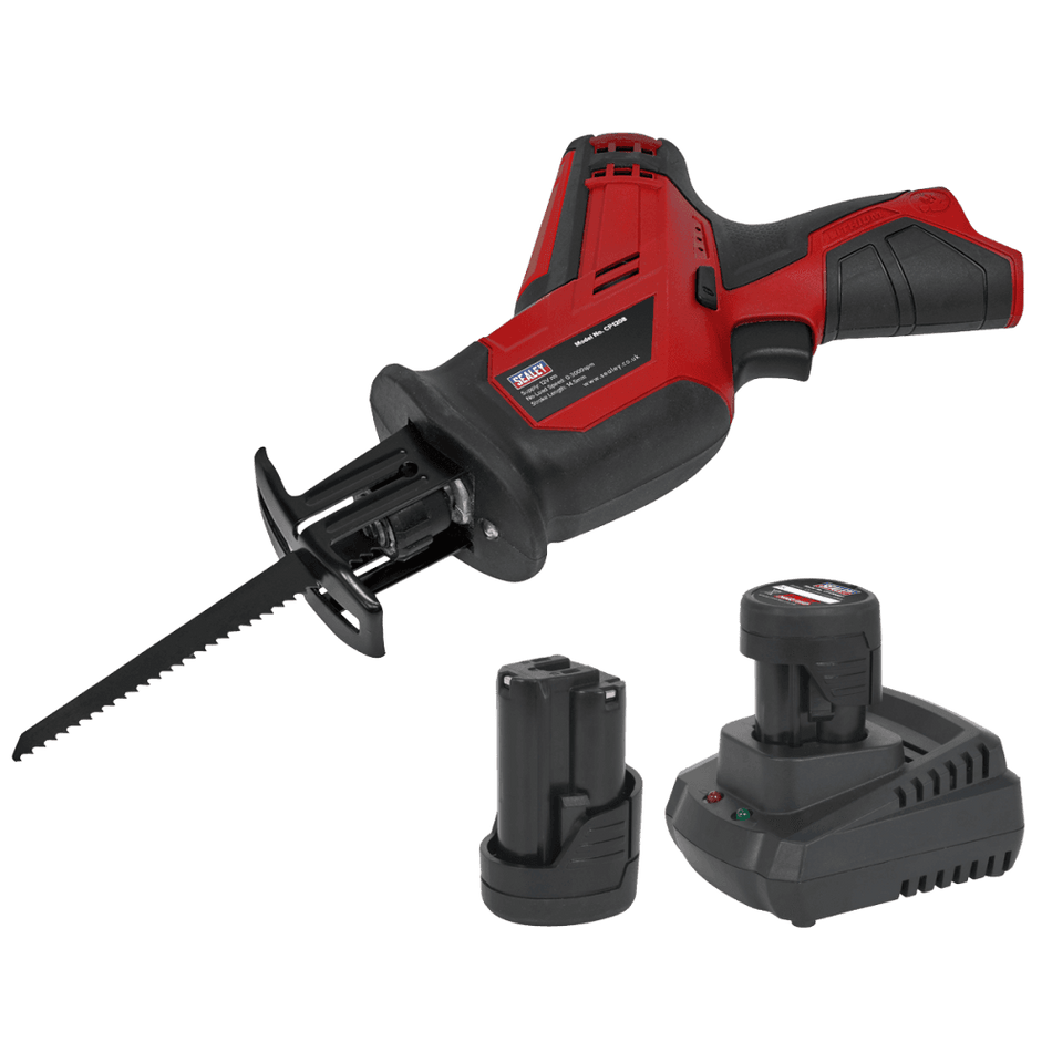 Sealey Cordless Reciprocating Saw 12V - 2 Batteries Model No- CP1208KIT