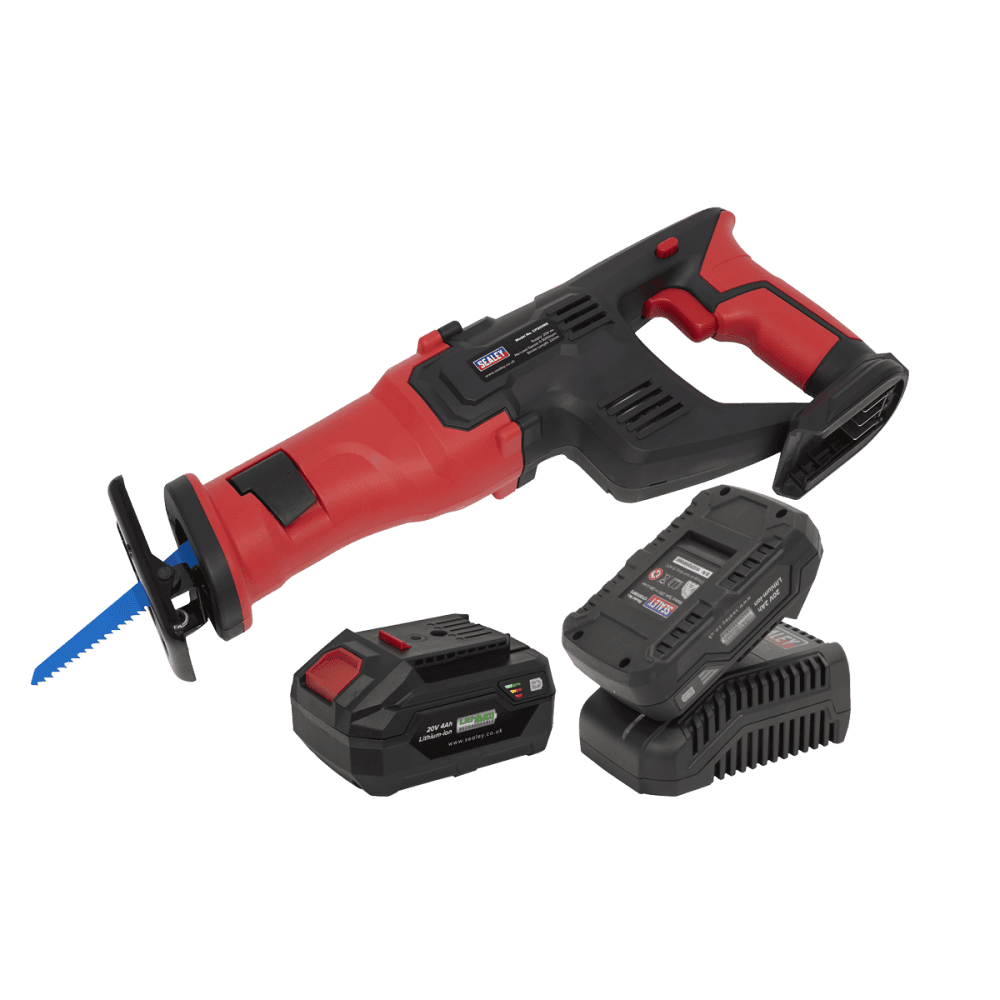 Sealey Cordless Reciprocating Saw Kit 20V - 2 Batteries Model No- CP20VRSKIT