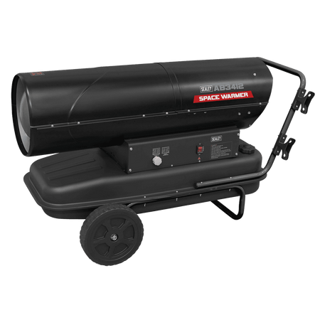 Sealey Space Warmer® Kerosene/Diesel Heater with Wheels 340,000Btu/hr Model No- AB3412
