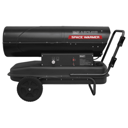 Sealey Space Warmer® Kerosene/Diesel Heater with Wheels 340,000Btu/hr Model No- AB3412