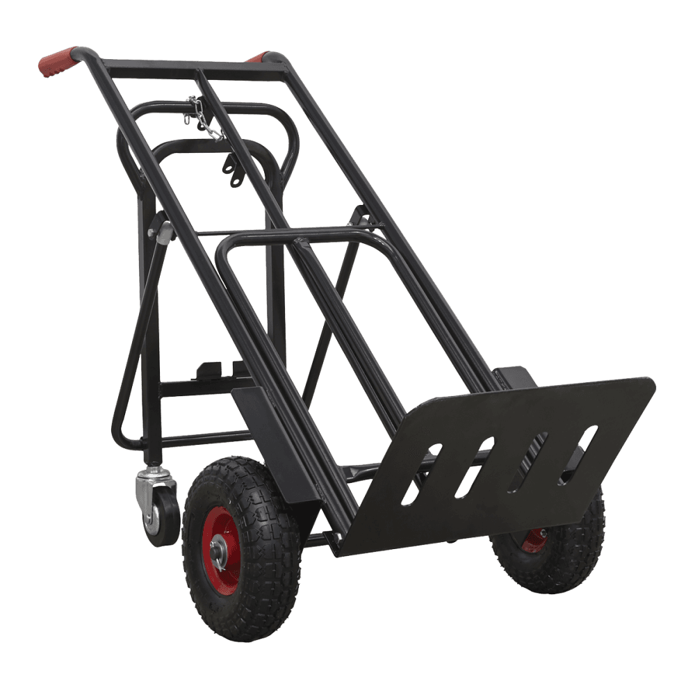 Sealey Heavy-Duty 3-in-1 Sack Truck with PU Tyres 300kg Capacity Model No- CST989HD