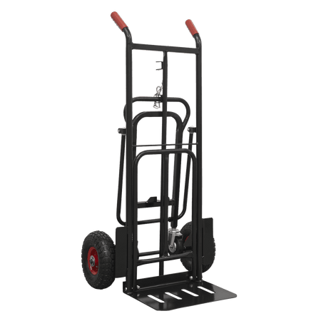 Sealey Heavy-Duty 3-in-1 Sack Truck with PU Tyres 300kg Capacity Model No- CST989HD