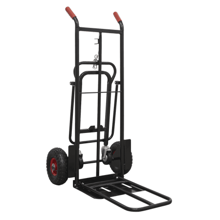 Sealey Heavy-Duty 3-in-1 Sack Truck with PU Tyres 300kg Capacity Model No- CST989HD