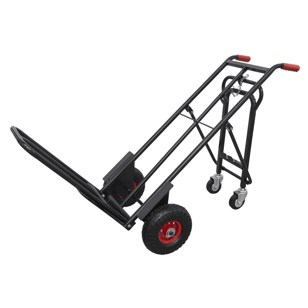 Sealey Heavy-Duty 3-in-1 Sack Truck with PU Tyres 300kg Capacity Model No- CST989HD