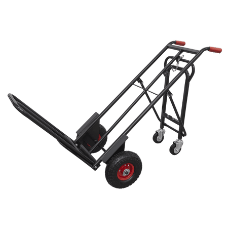 Sealey Heavy-Duty 3-in-1 Sack Truck with PU Tyres 300kg Capacity Model No- CST989HD