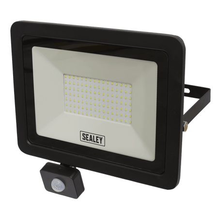 Sealey Extra Slim Floodlight with PIR Sensor 100W SMD LED Model No- LED115PIR
