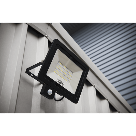 Sealey Extra Slim Floodlight with PIR Sensor 100W SMD LED Model No- LED115PIR