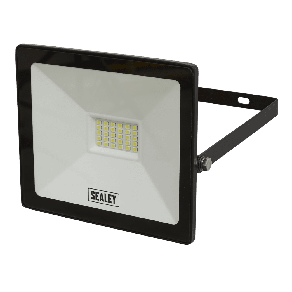 Sealey Extra Slim Floodlight with Wall Bracket 20W SMD LED Model No- LED112