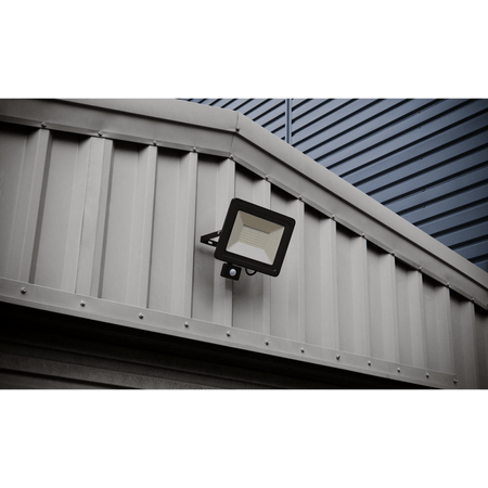 Sealey Extra Slim Floodlight with PIR Sensor 50W SMD LED Model No- LED113PIR