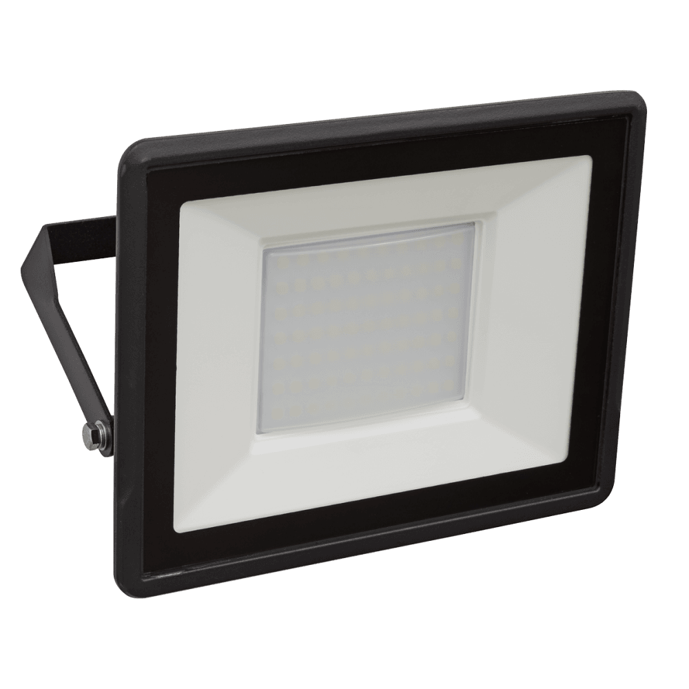 Sealey Extra Slim Floodlight with Wall Bracket 50W SMD LED 230V Model No- LED113